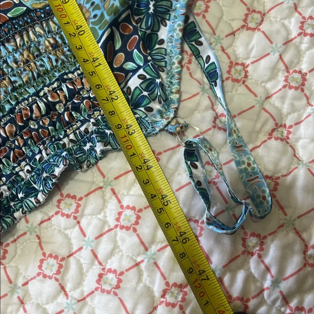 scarf, print handkerchief, hem, slip style dress - Picture 7 of 7